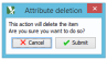 Delete Attribute Confirmation