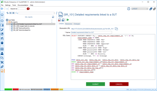 SQL Report Tree