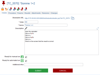 Testcase Details